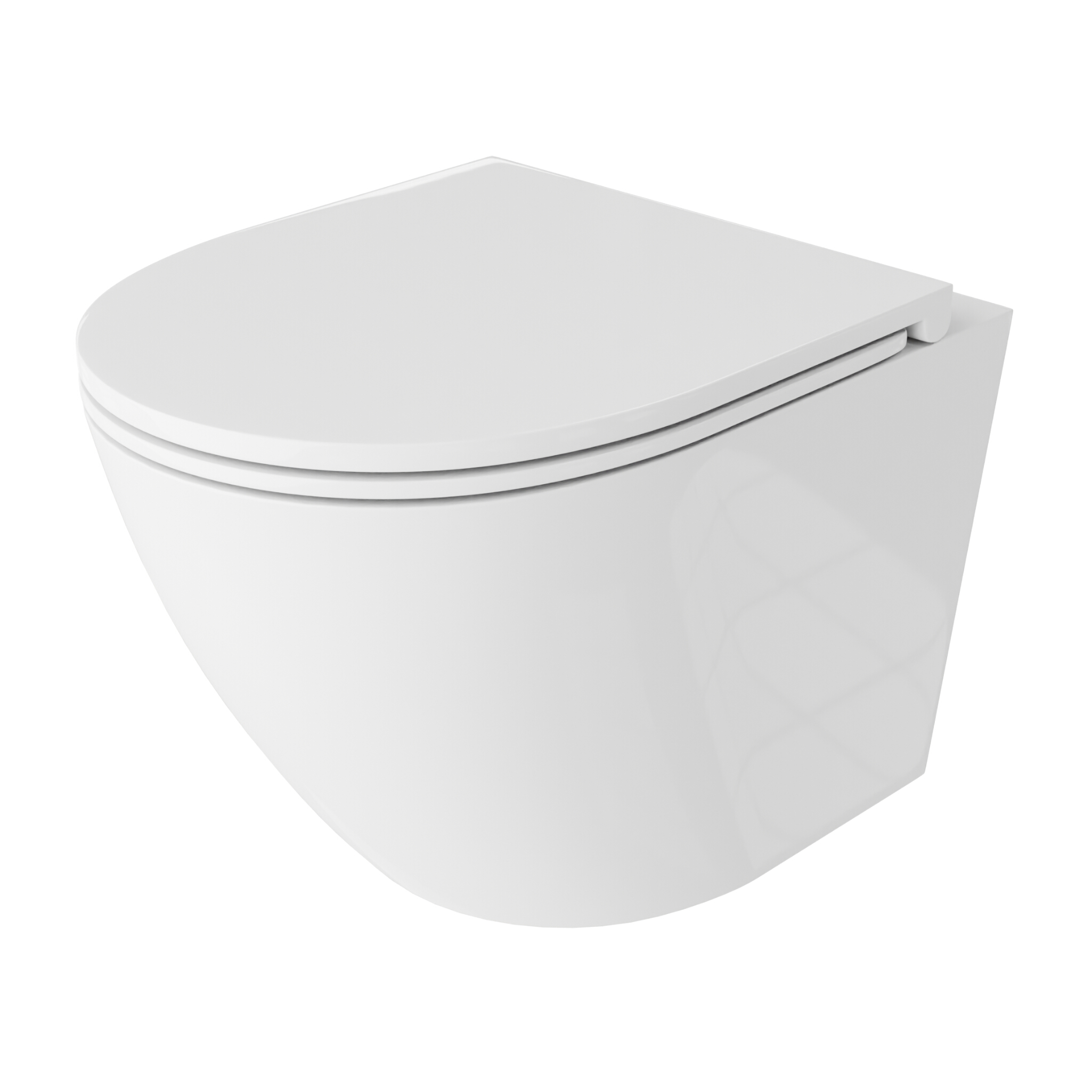 Wand-WC SOFI ONE, randlos, Soft-Close, weiß