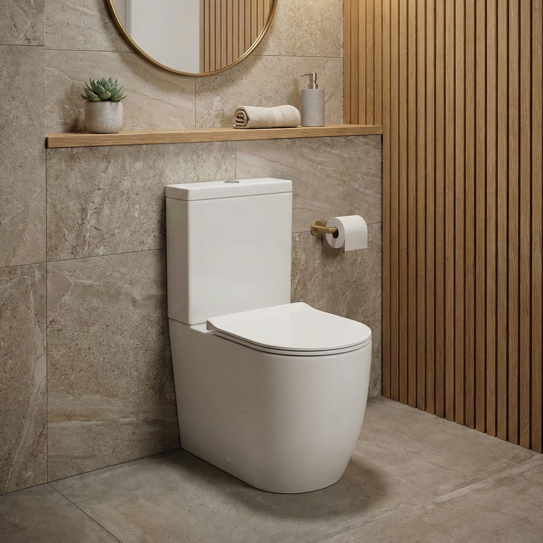 Runson 2.0 WC-Kompakt mit Wirbelspülung
