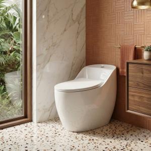 SILIA RIM Kompakt-WC – spülrandlos, verdeckte Spültechnik, Softclose-Sitz - Zusatzbild