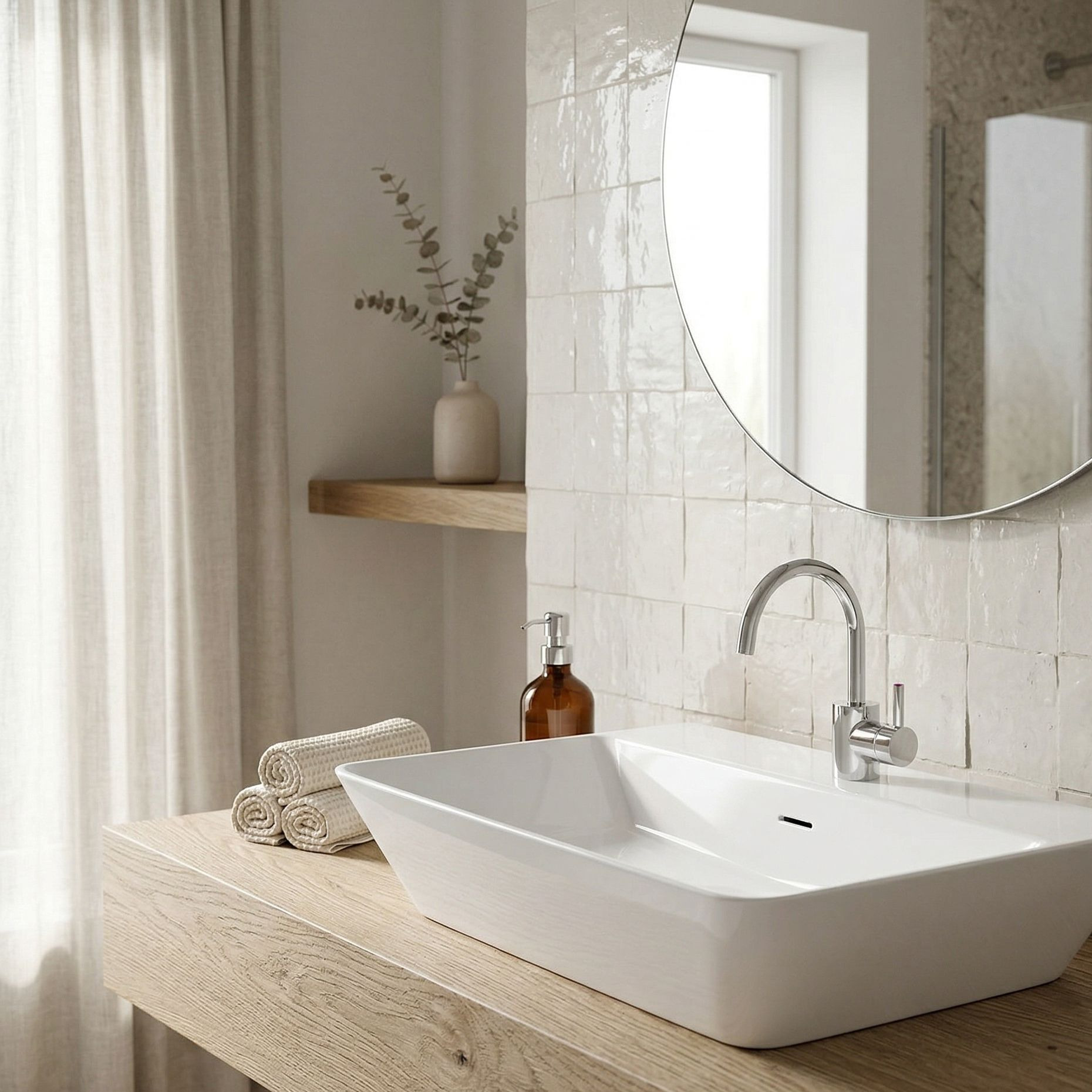 Aufsatzwaschbecken CABRERA GRANDE – großformatige Eleganz