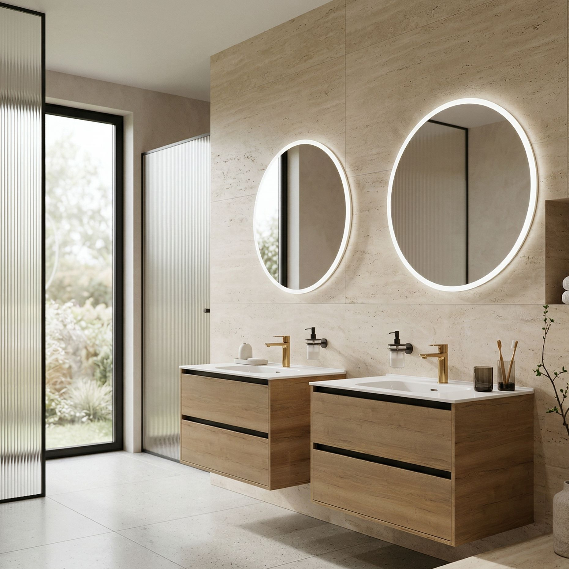 Hängeschrank Minnesota Wood Black 800 – Eichenoptik