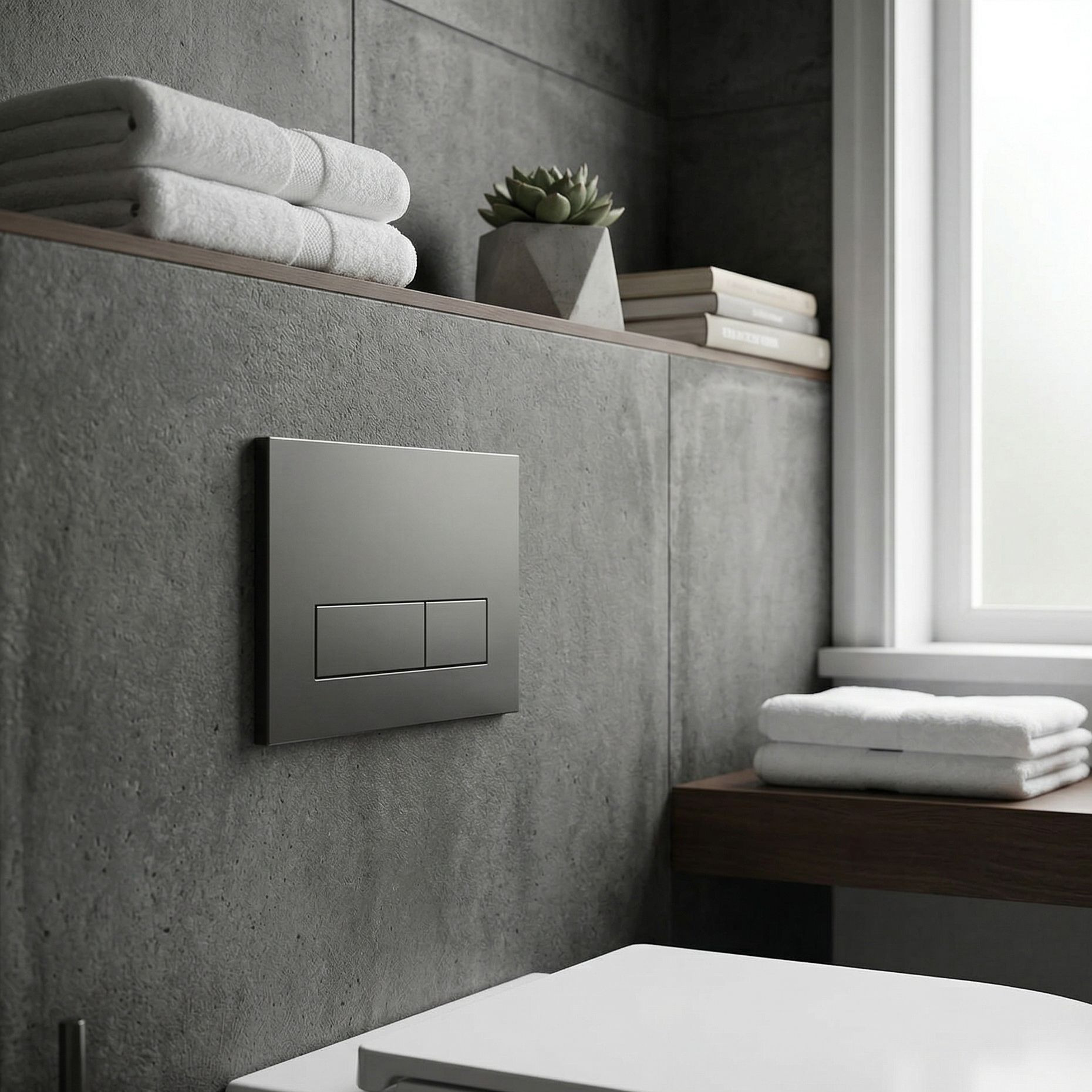 WC-Betätigungsplatte LAV 200.3.7 – Gunmetal