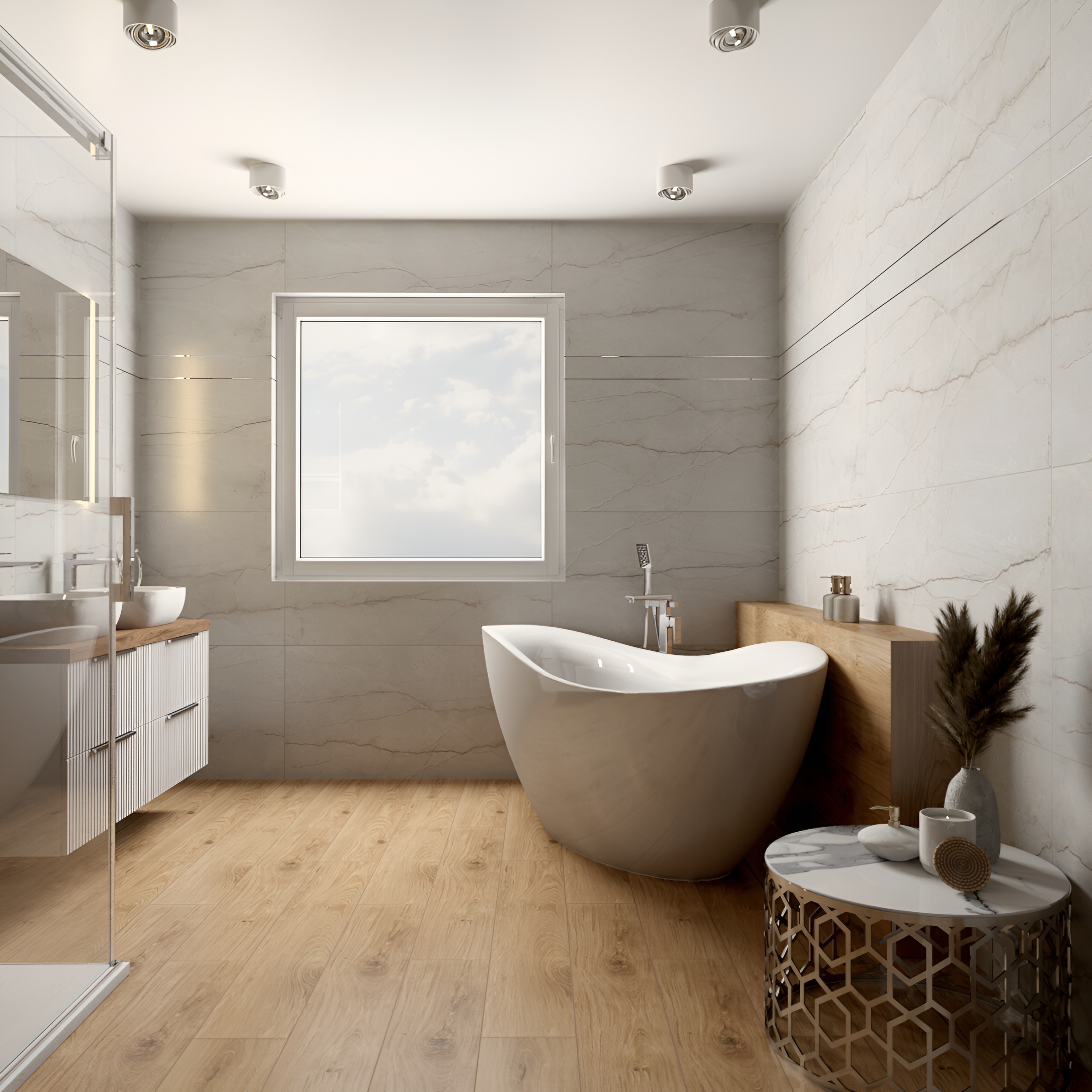 Freistehende Badewanne Reus 1800