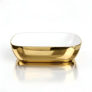 Aufsatzwaschbecken COSTA Gold/White - Zusatzbild