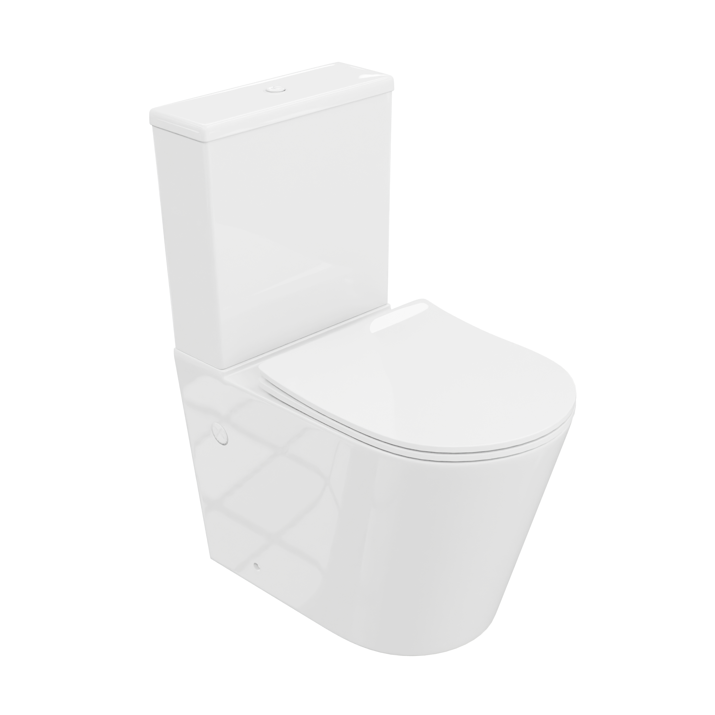 Kompakt-WC NEPTUN randlos mit Softclose-Sitz