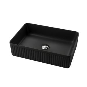 Aufsatzwaschbecken Vesi Black, matt schwarz - Hauptbild