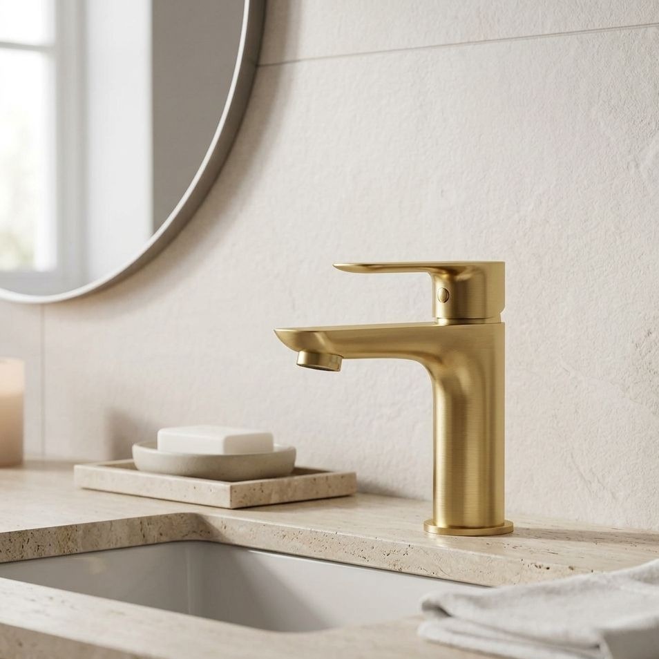 Waschtischarmatur Spark Brushed Gold – gebürstetes Gold