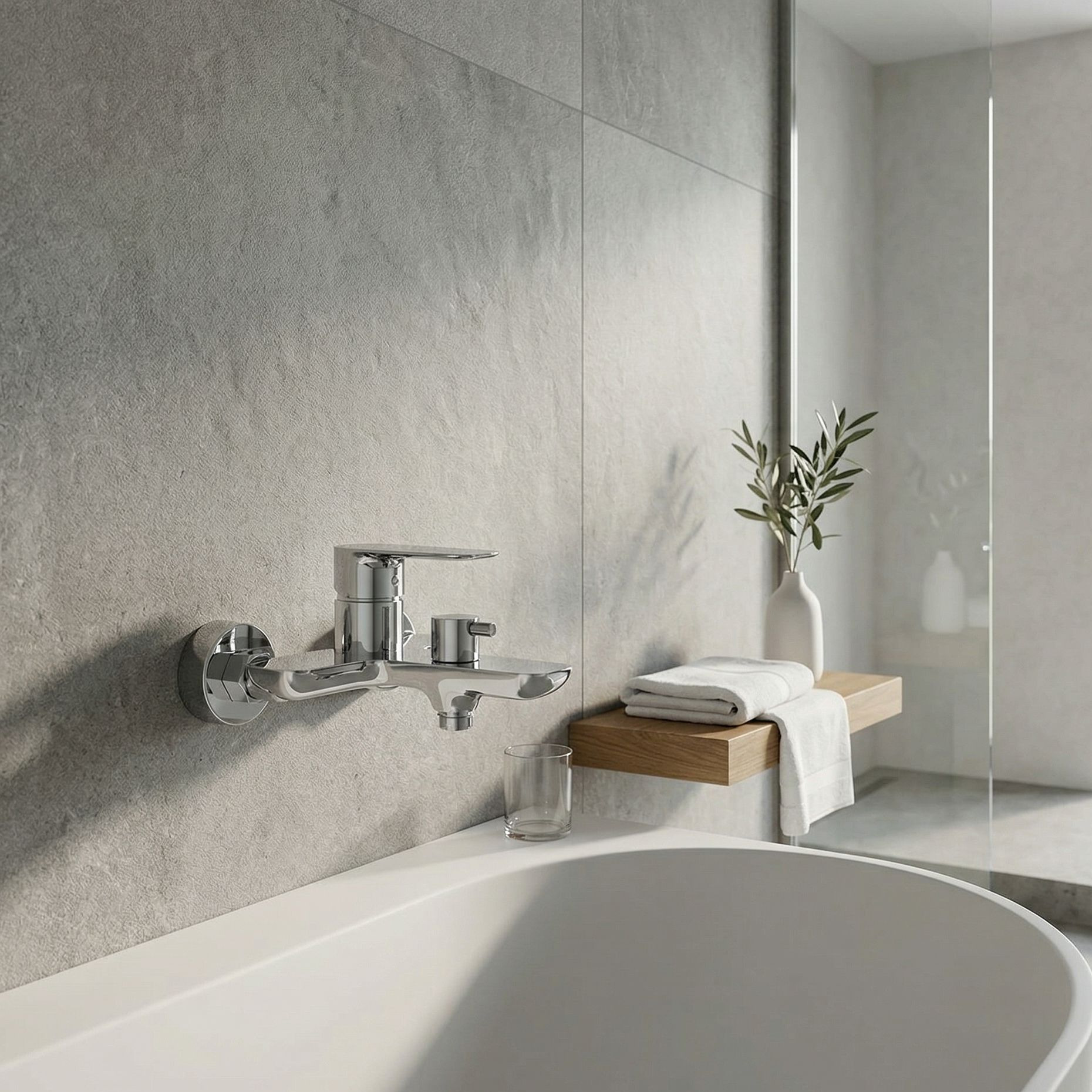 Wannen- und Duscharmatur Spark Chrom