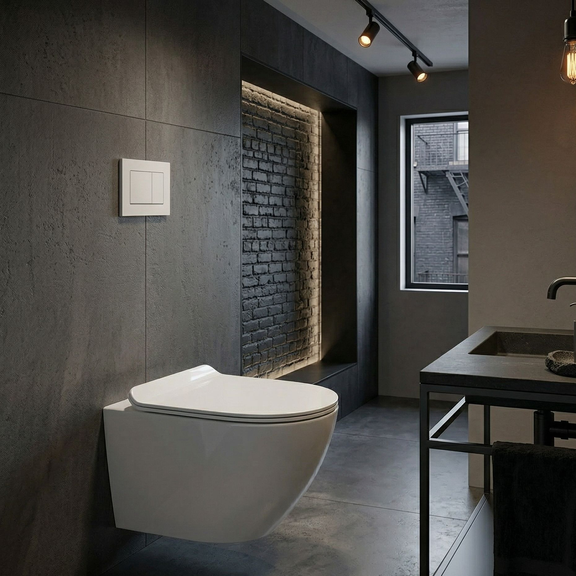 Hänge-WC Lio Slim – rimless, schlankes Design für moderne Bäder