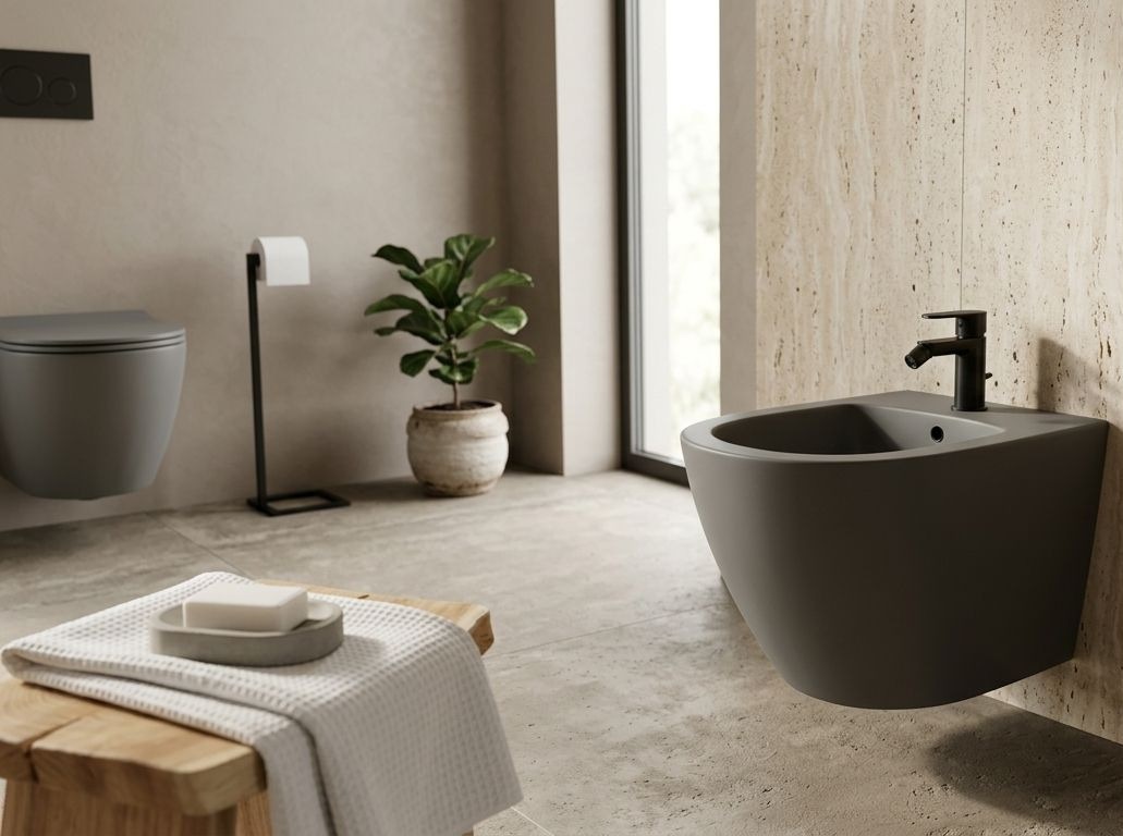 Wandh&auml;ngendes Bidet SINTO GREY