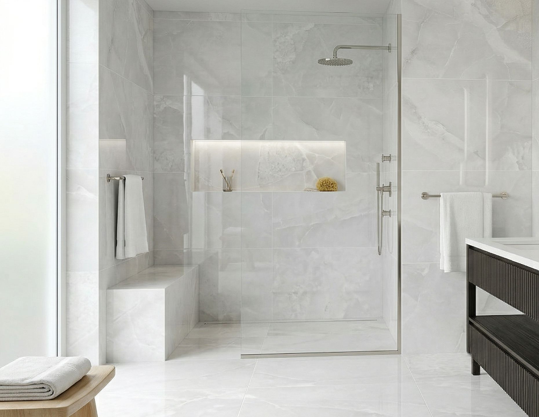 Glasiertes Feinsteinzeug Ice Onyx Lappato 60x120 cm – 1. Wahl