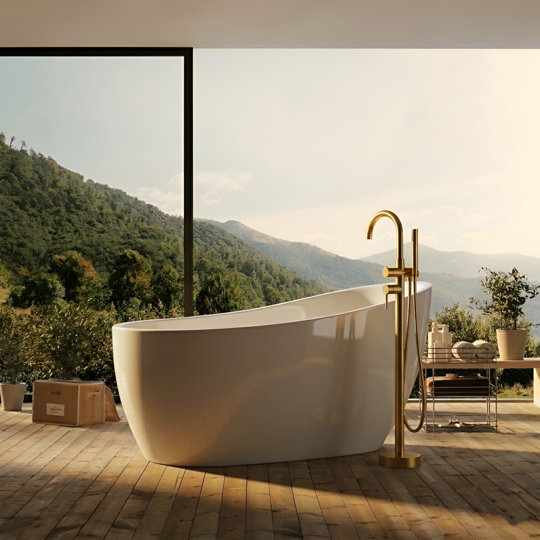 Freistehende Badewanne COMODO 1700