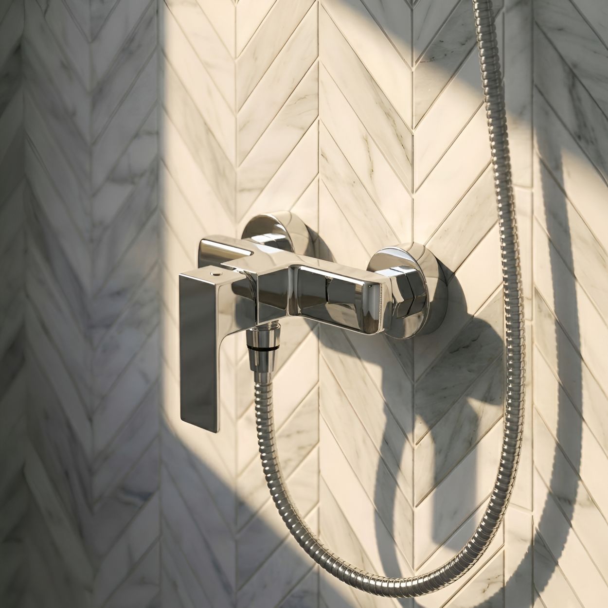 Aquila Chrome Duscharmatur – moderne, kompakte Eleganz