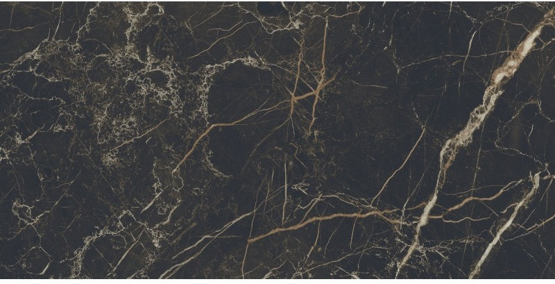 Glasiertes Feinsteinzeug Moon Black matt 60x120 – 1. Sorte