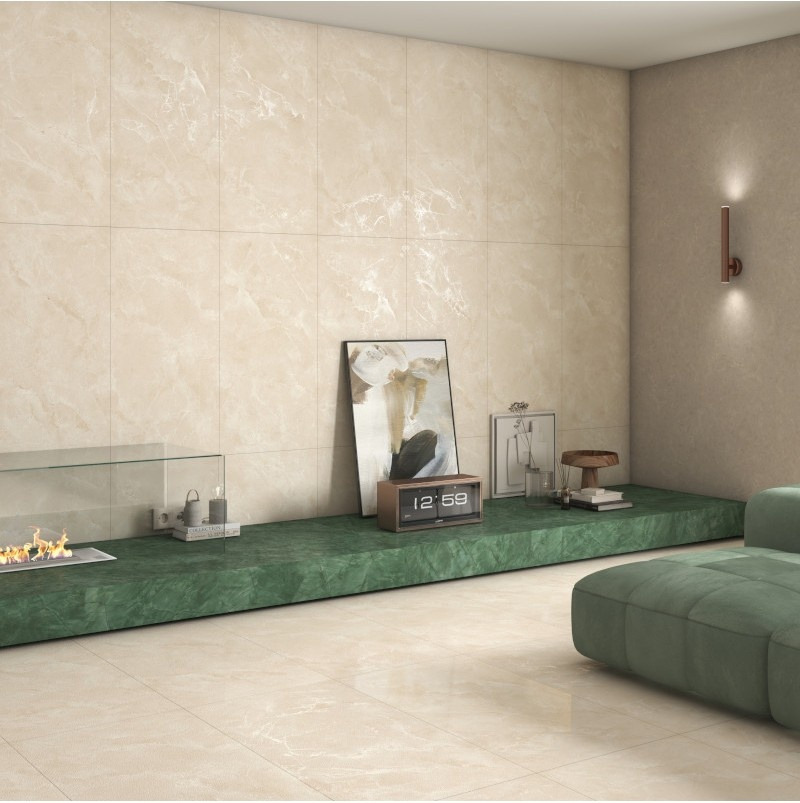 Glasiertes Feinsteinzeug Alboran Beige lappato 60x120 – 1. Sorte