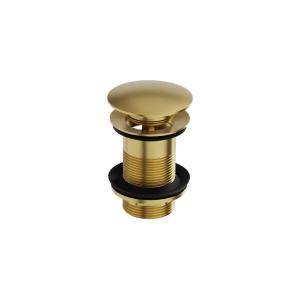 Klick-Clack-Ablaufventil ohne Überlauf Orion Brushed Gold - Hauptbild