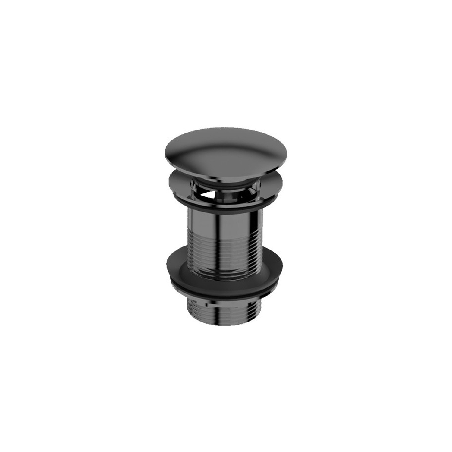 Klick-Clack-Ablaufventil ohne Überlauf Orion Gunmetal