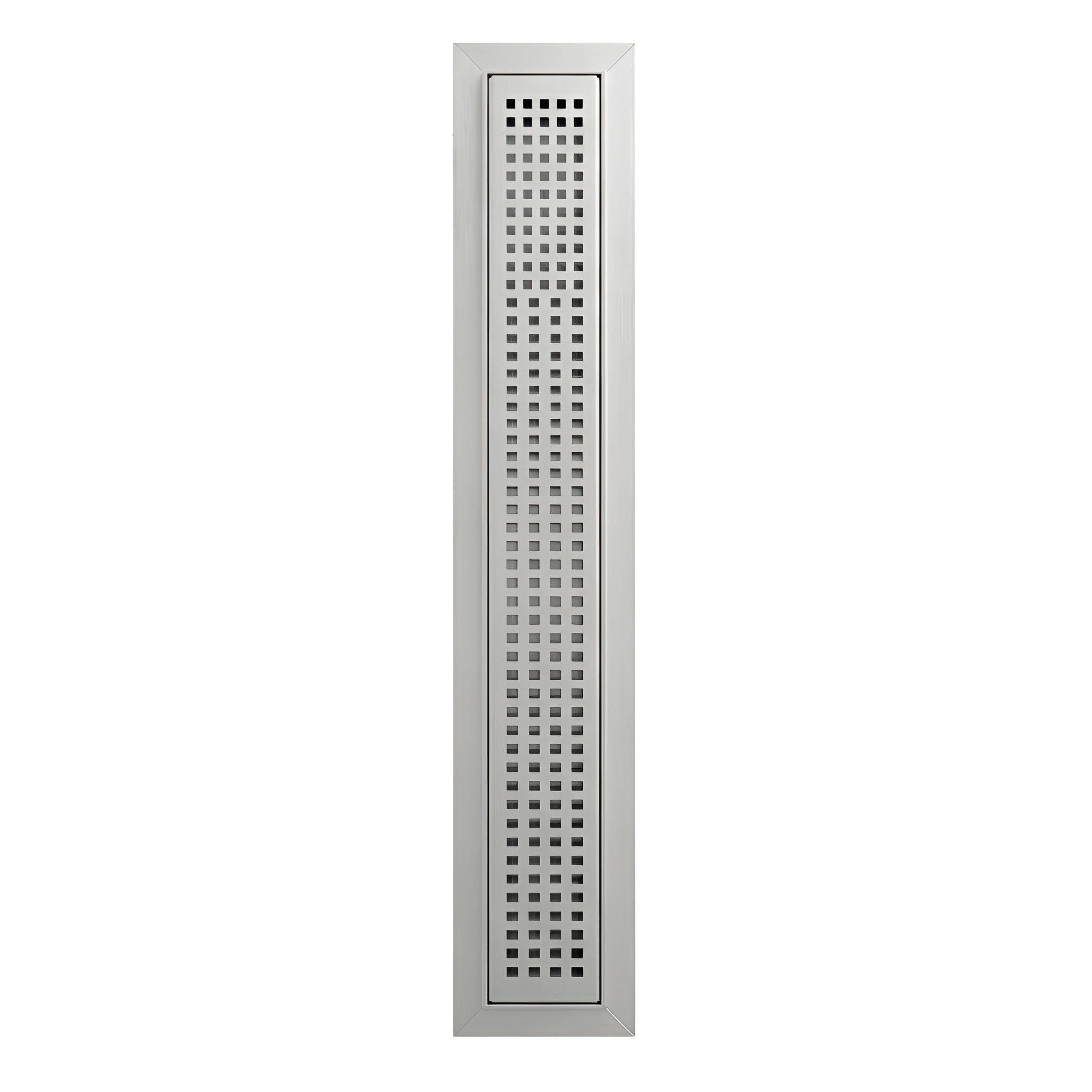 Bodenebener Linearablauf QUADRO 800, weiß