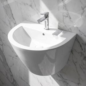 Hängewaschbecken ALSOLA – harmonische Eleganz in Weiß - Zusatzbild