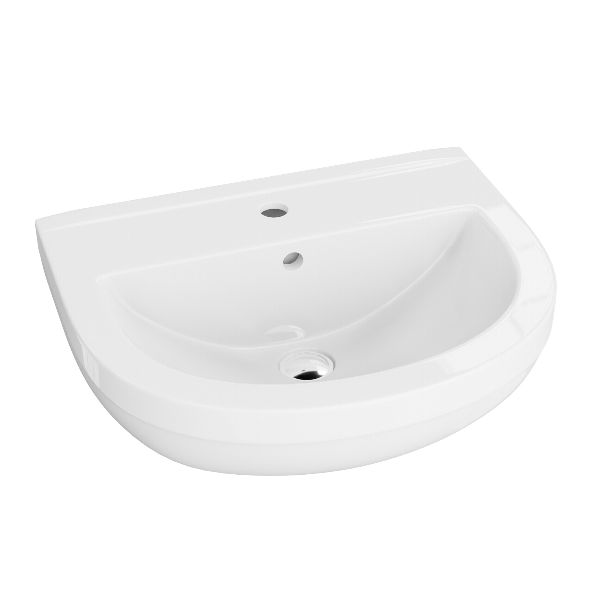 Wandhängendes Keramik-Waschbecken Bart 500 – 50 cm