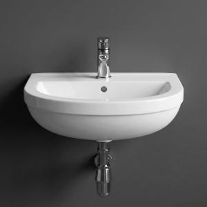 Wandhängendes Keramik-Waschbecken Bart 500 – 50 cm - Zusatzbild