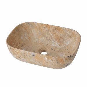 Aufsatzwaschbecken Apate in Marmor-Optik – elegant und pflegeleicht - Hauptbild