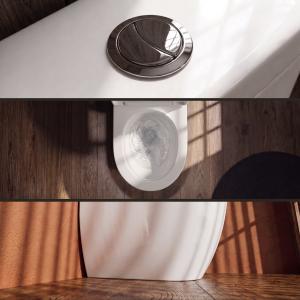 Kompakt-WC Ergoseat 3.0 mit Wirbelspülung und ergonomischem Softclose-Sitz - Zusatzbild