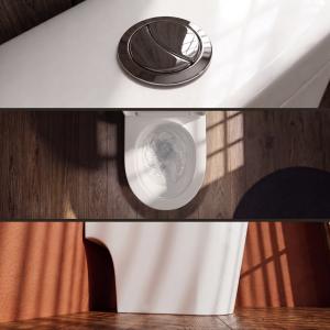Kompakt WC Neoflow 3.0 – spülrandloses Stand WC mit Soft Close Sitz - Zusatzbild