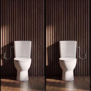 Kompakt WC Zeta 2.0 – wassersparendes Stand WC mit Tornado Spülung und Soft Close Sitz - Zusatzbild