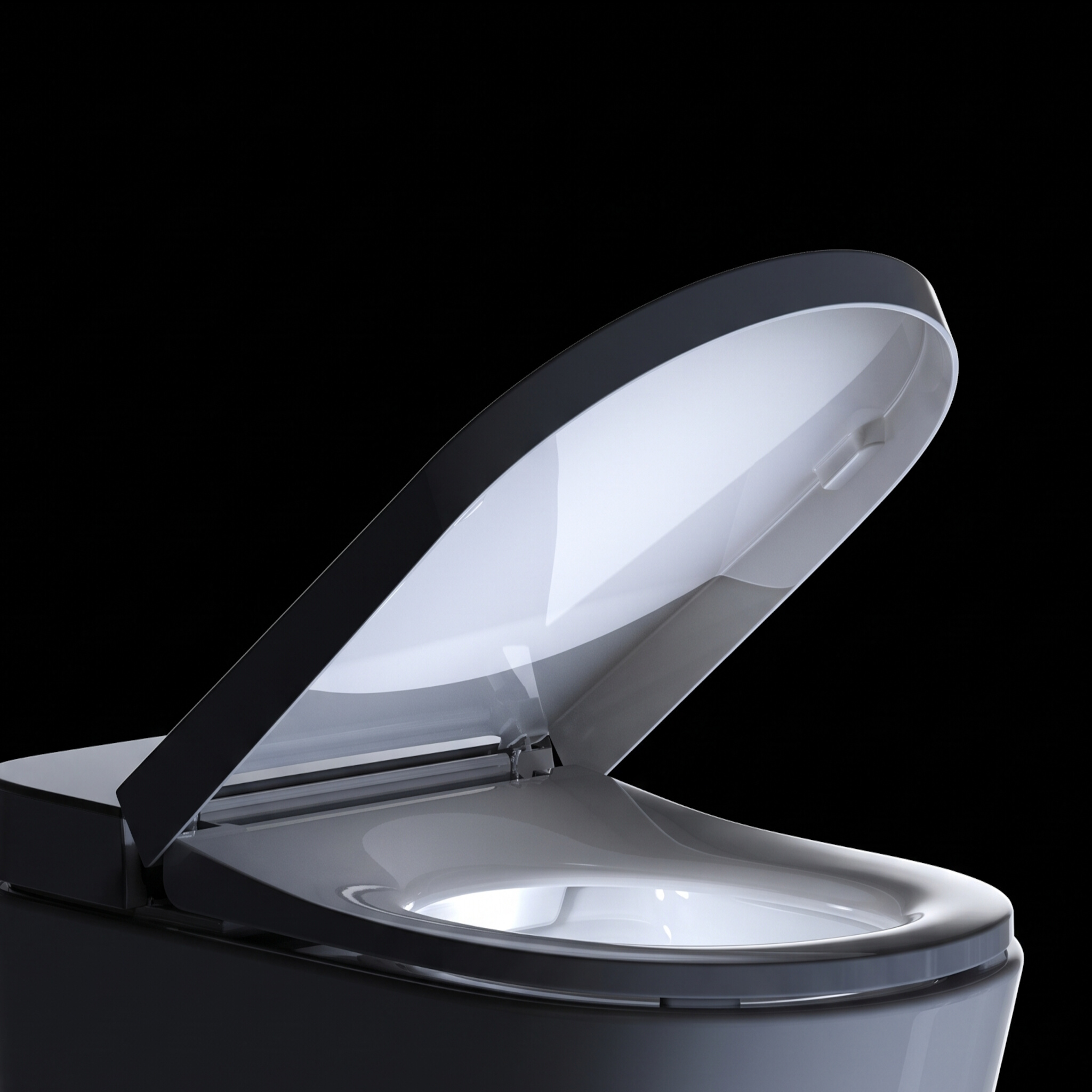 Spülrandloses Dusch-WC Lumina Limited Option in Weiß Hochglanz