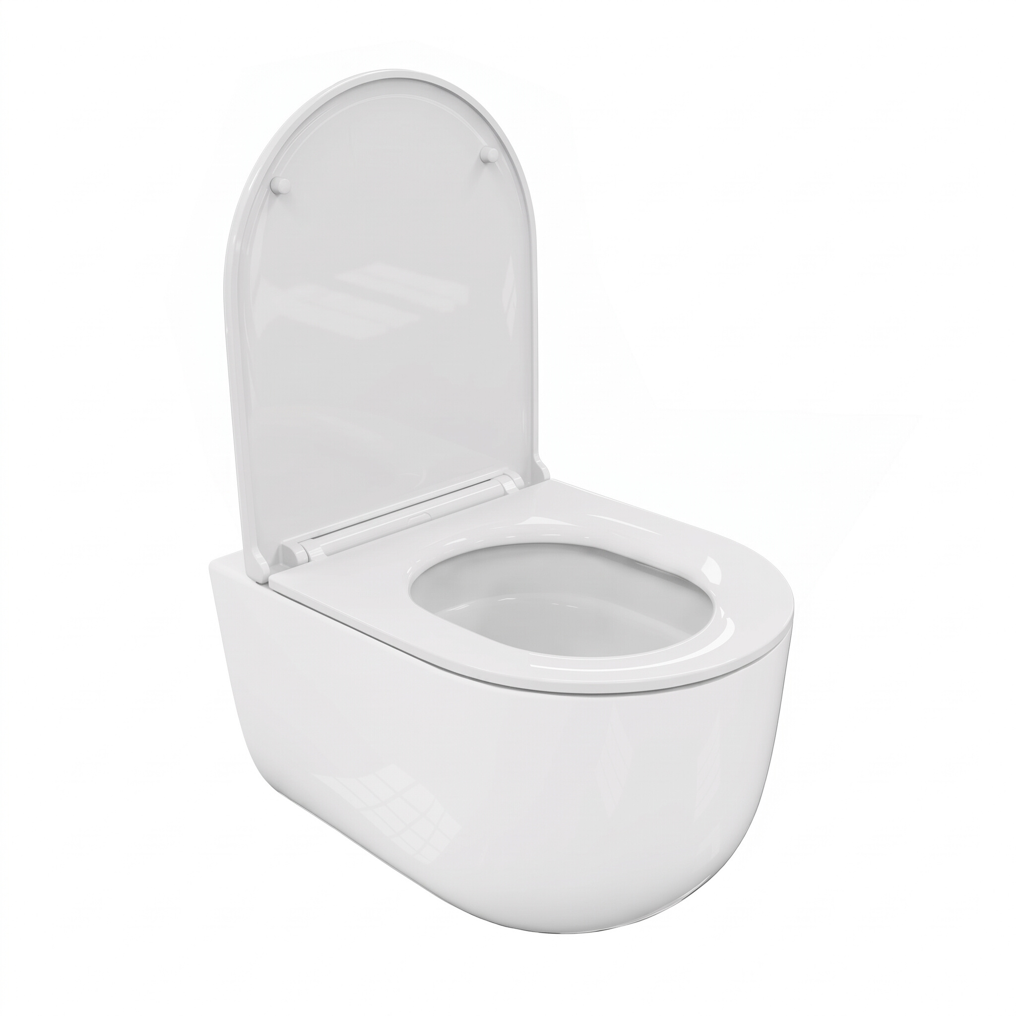 Wandhängendes WC Rimo 3.0 in Weiß Hochglanz