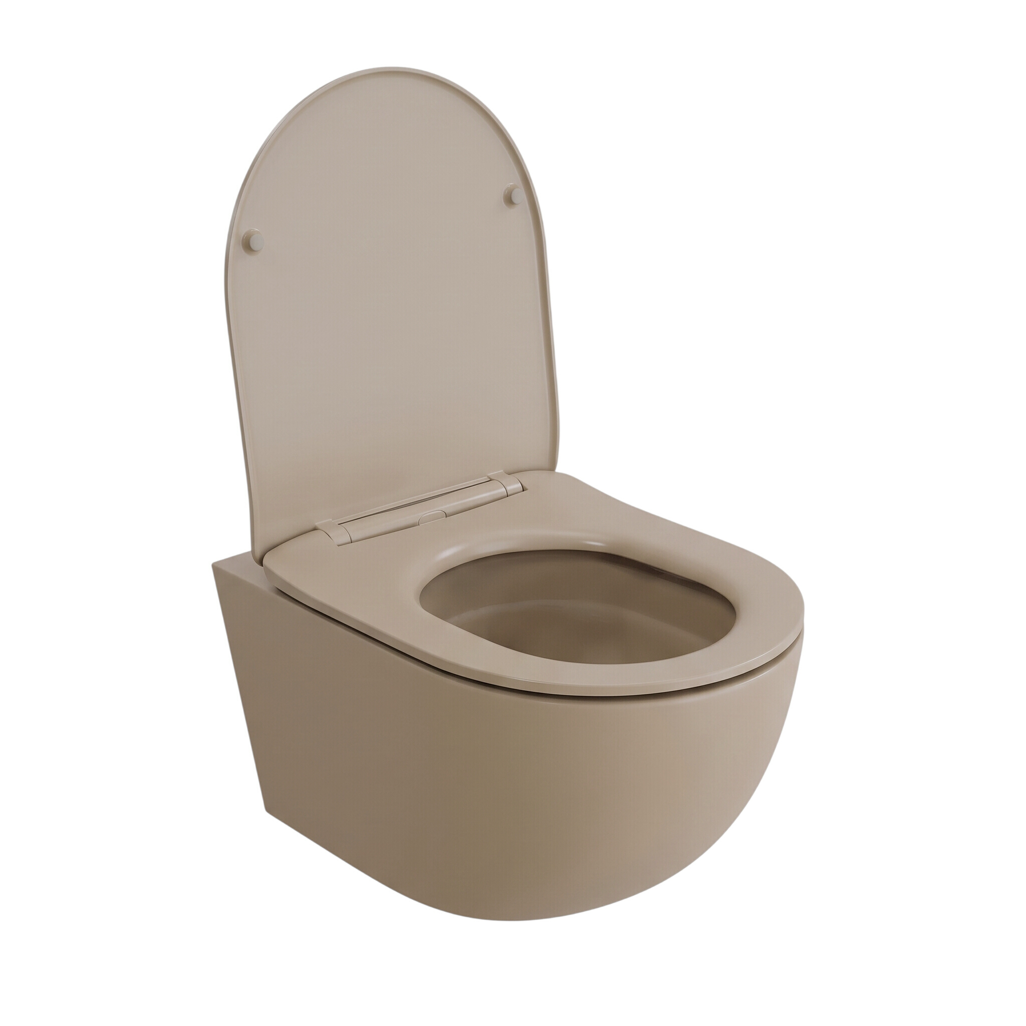 Wand-WC Sinto Light Khaki 3.0 mit WC-Sitz im Farbton Kaschmir