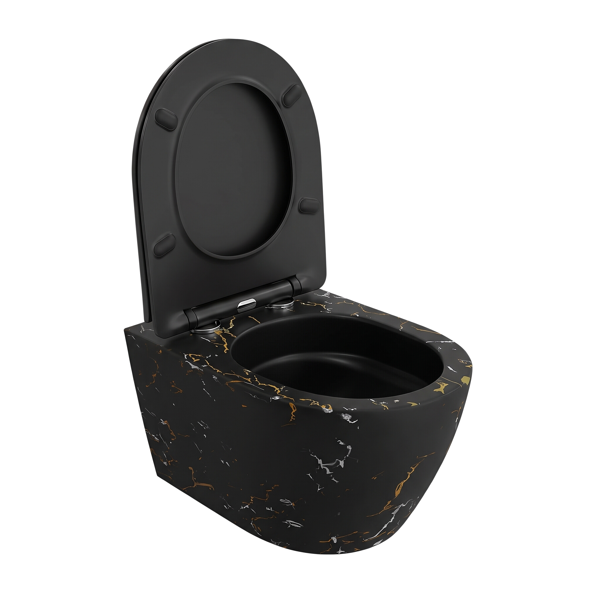 Spülrandloses Wand-WC Sofi Slim Fire 3.0 in Schwarz matt