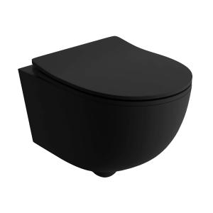 Hänge-WC Brava Black – matt schwarz - Hauptbild