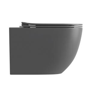 Wand-WC Sinto Grey 3.0 – mattgrau mit Vortex-Wirbelspülung - Zusatzbild