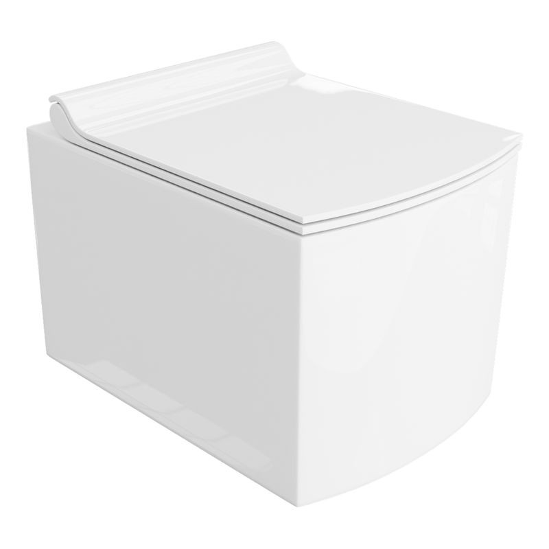 Wand-WC FAGO mit Slim-Sitz, rimlos und Softclose