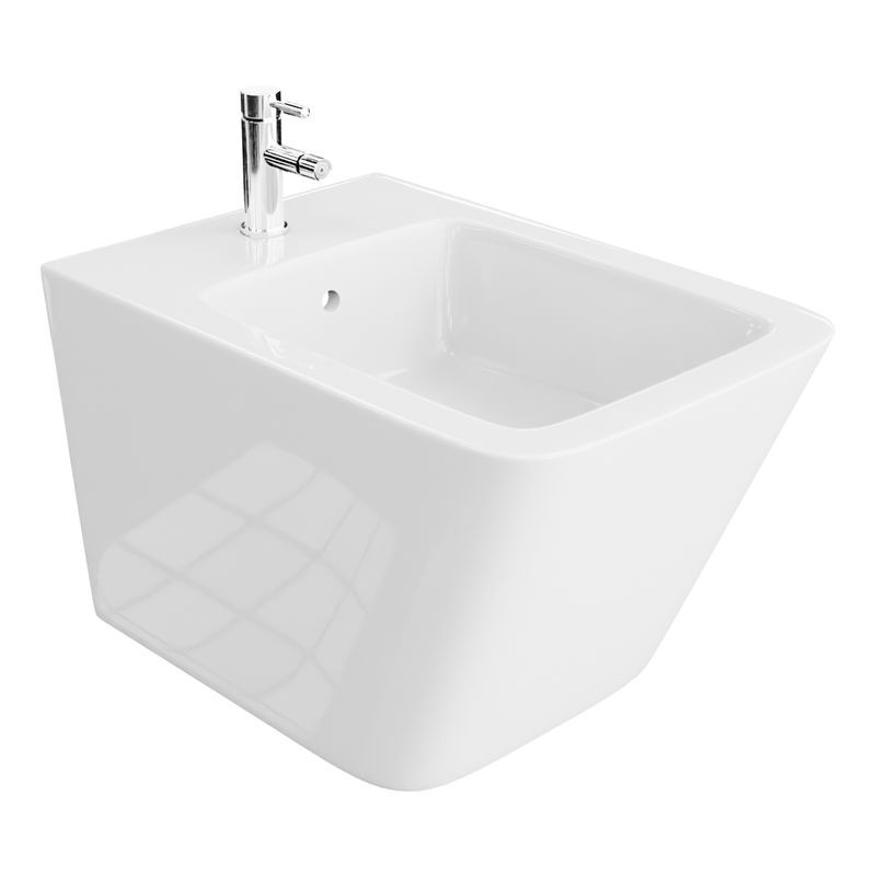 Wandbidet LAGO – elegantes, rechteckiges Design mit antibakterieller Oberfläche und 15 Jahren Garantie