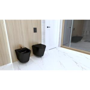 Wandbidet GALVE BLACK, mattschwarz - Zusatzbild