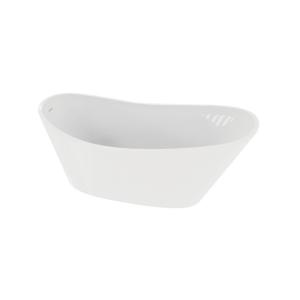 Freistehende Badewanne BELLAGIO 1700 – ovale, asymmetrische Eleganz - Hauptbild