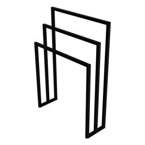 Handtuchständer SERAM 600 – minimalistisches Design in Mattschwarz - Hauptbild