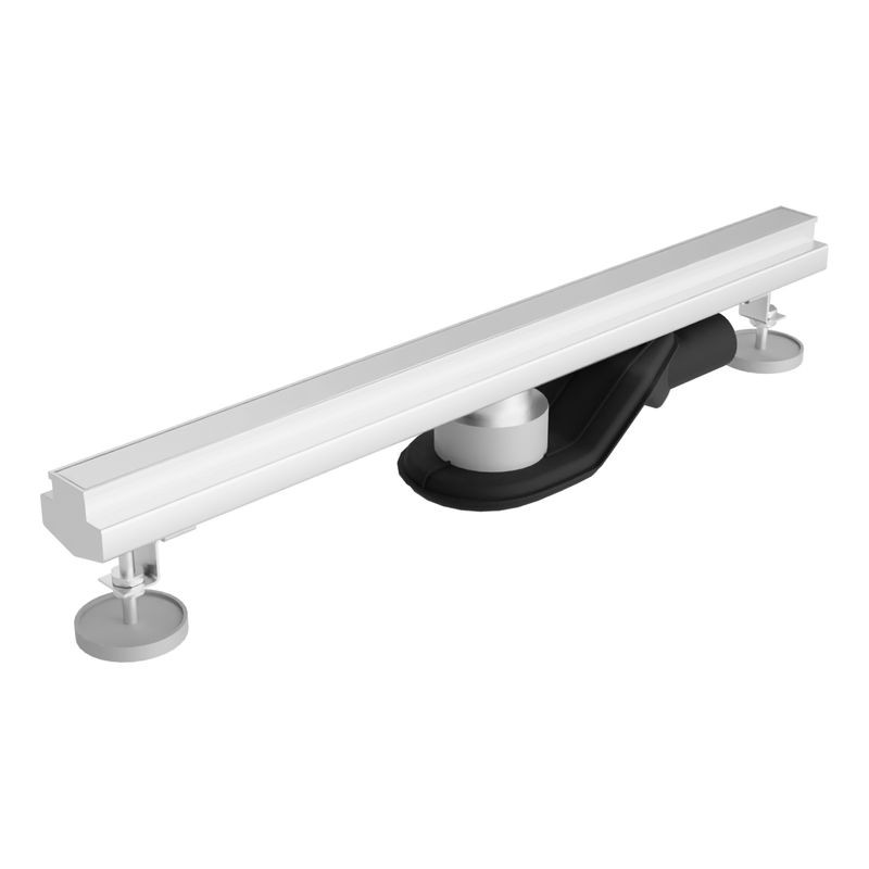 LINEAR SLIM 900 Duschrinne – schlanker Linienablauf, weiß, DN 40, 25 l/min