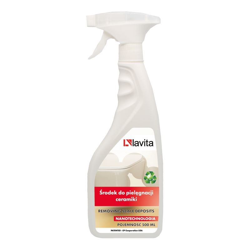 Lavita REMOVING SCALE DEPOSITS – Keramikreiniger gegen Kalk, 500 ml Sprühflasche