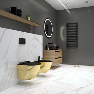 Wand-Bidet SOFI SLIM Gold/Black – außen Gold, innen Schwarz - Zusatzbild