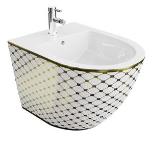 Wand-Bidet Sofi Checked Gold - Hauptbild