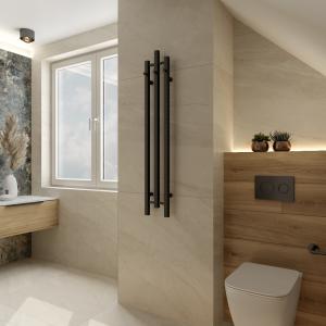 Badheizkörper Calentador QR 2 Black 1200, matt schwarz (1200 x 205 mm) - Zusatzbild