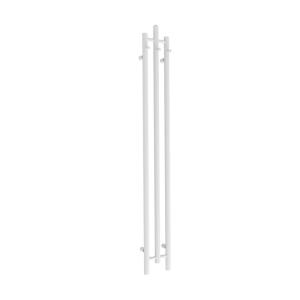 Calentador White 1620 – schmaler Hybrid-Badheizkörper (Warmwasser + Elektro), weiß - Hauptbild