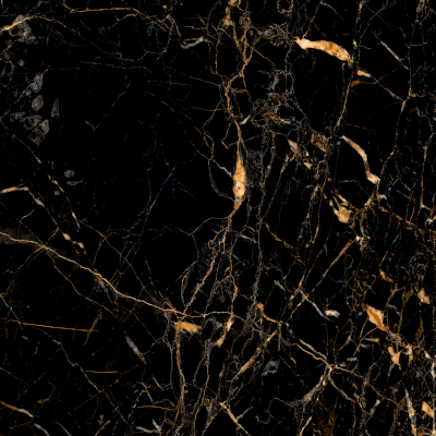 HG Golden Black Feinsteinzeug, glasiert und poliert, 60x60 cm, 1. Wahl