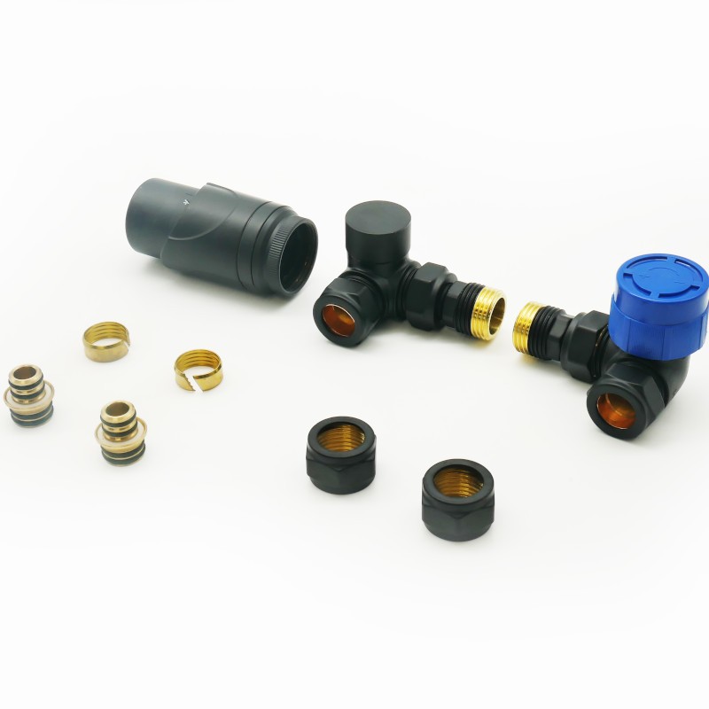 Lavita Opti Thermostat-Set axial – Schwarz