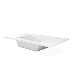 Möbelwaschbecken Salem 800 – 80 cm, modern und platzsparend - Zusatzbild