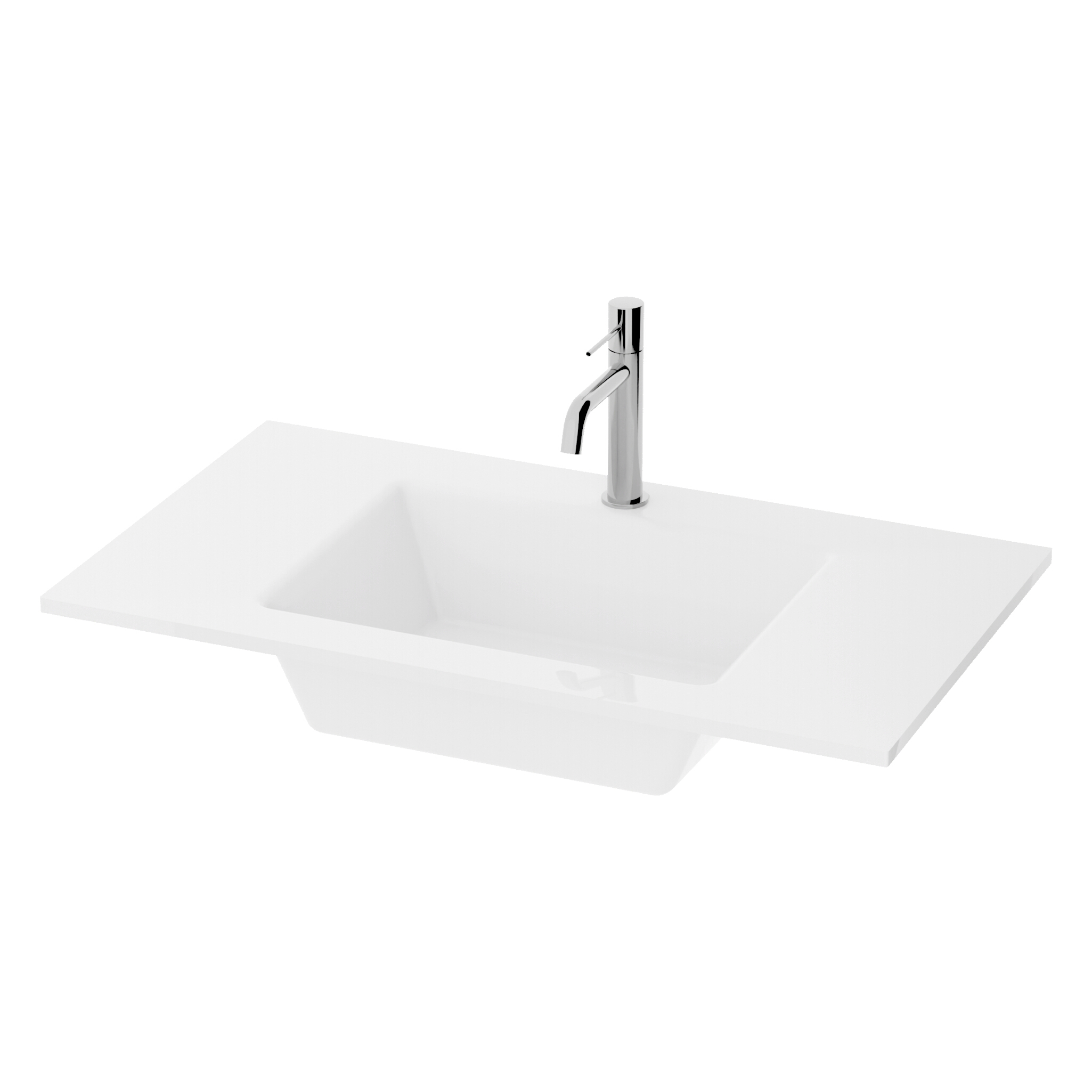 Möbelwaschtisch Tulsa 800, 80 cm – schlichtes Design in hochwertiger Ausführung